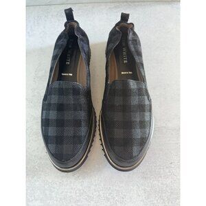 Ron White Nell Women"s‎ Naverina  Slip-On Shoes 40 EU / 9.5 US Black Tartan